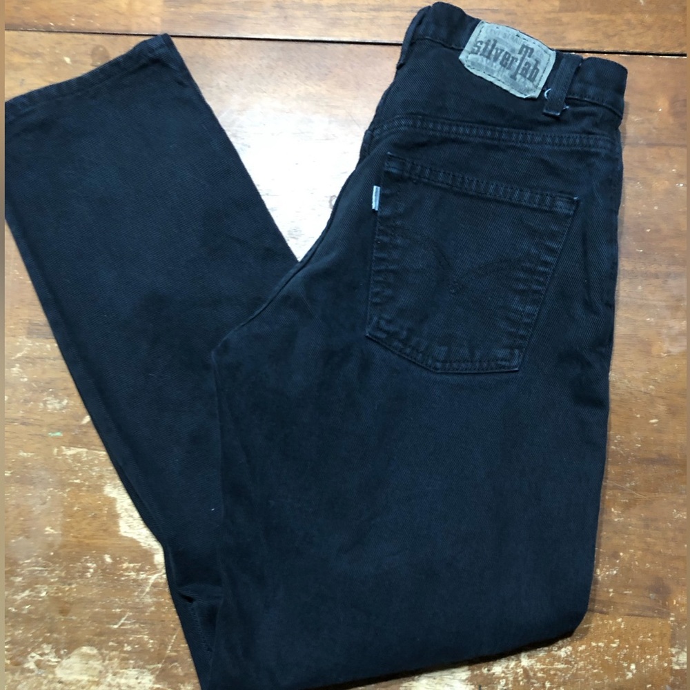 Vintage Levi’s black relaxed silvertab 30x30